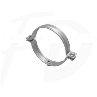 Obejma do dybla stal Inguri ⌀ 100 kolor srebrny metalik RAL9006